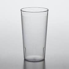 16 OZ CLEAR STACKABLE PEBBLED TUMBLERS - 12PK