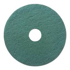 HEAVY-DUTY GREEN SCRUBBING FLOOR PADS / 20" DIAMETER