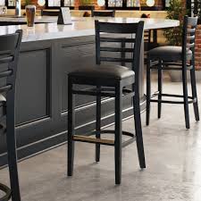 SEAT FOR BAR STOOL / BLACK  VINYL [EACH]