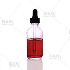 GLASS BITTERS DROPPER BOTTLE / 2 OZ / CLEAR (EACH)