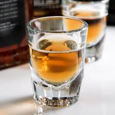 2 OZ FLUTED SHOT GLASS WITH  1 OZ POUR LINE / 72/CS [CASE]