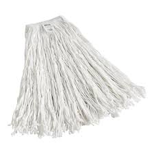 32 OZ. WHITE DISPOSABLE MICROFIBER MOP HEAD WITH 1"