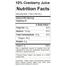 CRANBERRY JUICE / BLUEBIRD / 5.5 OZ SMALL CANS (48/CS)