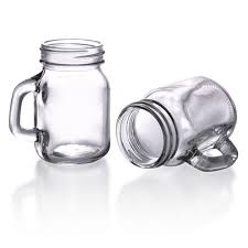 4.5 OZ BARCONIC MASON JAR WITH HANDLE (48/CASE)
