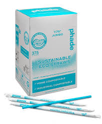 7.75" WRAPPED / MARINE BIODEGRADABLE STRAWS / OCEAN