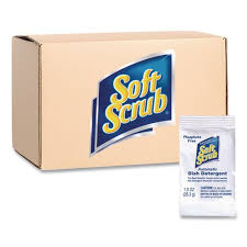SOFT SCRUB AUTOMATIC DISH DETERGENT, LEMON SCENT,