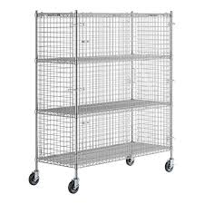 MOBILE CHROME SECURITY CAGE KIT / 24 X 48 X 69 (EACH)