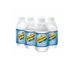 SCHWEPPS / CLUB SODA /10 OZ BOTTLES / 24 PACK (CASE)