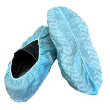 SHOE COVER / POLYPROPYLENE WITH ANTI SKID BOTTOM / BLUE