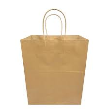 PAPER BAG / WITH HANDLES / 12 X 9 X 15.75 / 200 PER CASE
