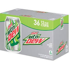DIET MOUNTAIN DEW / 12 OZ CANS / 36/PK (CASE)