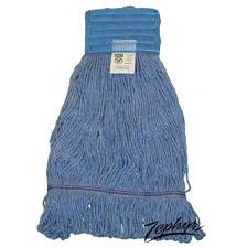 MOP HEAD / LOOPED END / BLUE / MEDIUM / 24 OZ [12/CS]