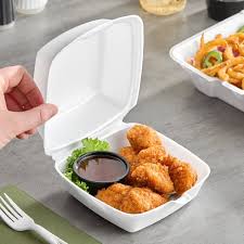 DART 6 X 6 / WHITE FOAM HINGED TRAY (500/CS)