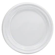 DART IMPACT PLASTIC DINNERWARE PLATE 7" WHITE | 1000 PER