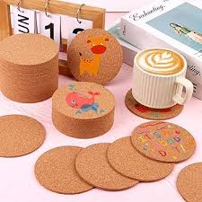 COASTERS / CUPS / 4" ROUND  / 100 PER SLEEVE [EACH]