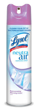 LYSOL SANITIZING SPRAY, REJUVE NATING MORNING LINEN, 10 OZ AE