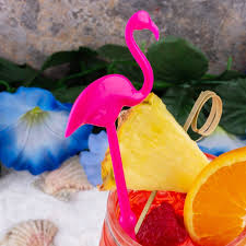 BARCONIC® DRINK SWIZZLE STICK – FLAMINGO (100/PK)