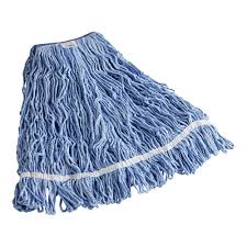 32 OZ MOP HEAD / LOOPED END / BLUE / 1" HEADBAND [CASE]