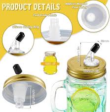 MASON JAR LID WITH POUR SPOUT WITH FLAP