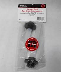 SUPERB SEAL BAR DRAIN EXTENSION 8". FITS 1" TO 1