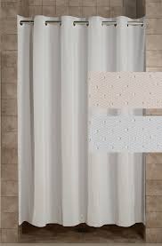 SHOWER CURTAIN / PIN DOT / HOOK-FREE POLESTER / 71 X 74