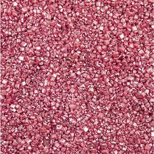 RIMMING SUGAR - RED - 1 LB POUCH.