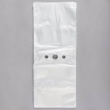 7 1/2" X 7 1/2" UNPRINTED PLASTIC DELI SADDLE BAG WITH
