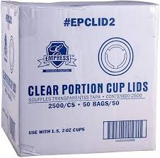 EPCLID2 / 2 OZ PORTION CUP LID / EMPRESS (50/50/2,500)
