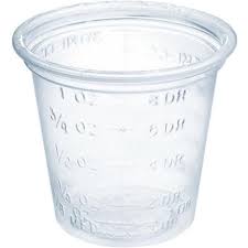DART PORTION CONTAINER 1 OZ CLEAR (20/125/2,500)
