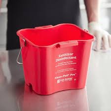 KLEEN SANITIZING PAIL RED 3QT