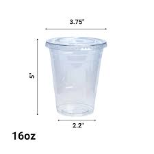 ORIGIN LOGO 16 OZ PET CUP / 1,000 PER CASE (CASE)