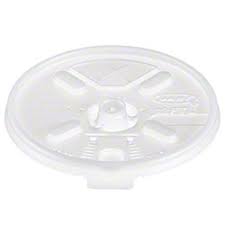 20SL / DART TRANSLUCENT STRAW  SLOT LID / FITS 32 OZ FOAM CUP