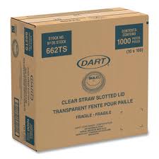 662TS / STRAW-SLOT COLD CUP LI DS, 9OZ-20OZ CUPS, CLEAR (10/1