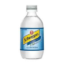 SCHWEPPS / CLUB SODA /10 OZ BOTTLES / 24 PACK (CASE)