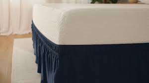 BED SKIRT / POISED NAVY / QUEEN / 60 X 80 X 15