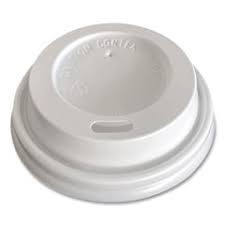 HOT CUP LID / WHITE / FITS 10- 20 OZ BOARDWALK HOT CUP (20/50