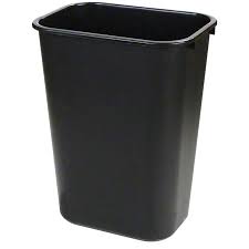 WASTEBASKET / BLACK / 13 QUART (EACH)