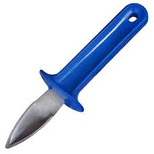 OYSTER KNIFE WITH PLASTIC HANDLE