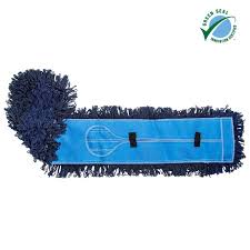 ABCO LOOPEND DUST MOP WITH VELCRO 5X24 LOOPEND BLUE DUST