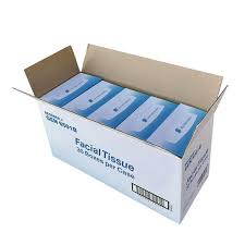 2-PLY FACIAL TISSUE / 100/SHEETS / FLAT BOX (30/CS)