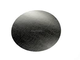 FLAT FOIL BOARD LIDS FOR 9" ROUND CONTAINERS (500/CS)