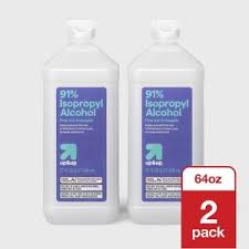 91% ISOPROPYL ALCOHOL /  32 OZ PER BOTTLE / 2 PACK