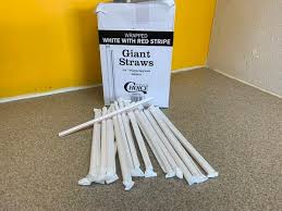 BLACK FAT STRAWS / 6" (25/300/7,500) [CASE]