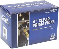PRIZM COCKTAIL PICKS - BLUE (9 CM BOX OF 1000