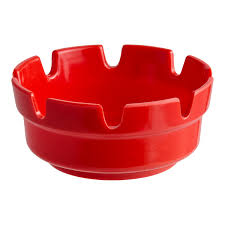 ASHTRAY - STANDARD RED (24/C S)