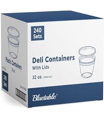 FABRIKAL 32 OZ MICROWAVABLE DELI CONTAINER (20/25/500)