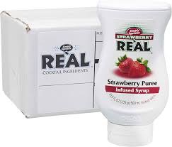 REAL STRAWBERRY PUREE INFUSED SYRUP / 16.9 FL OZ [EACH]