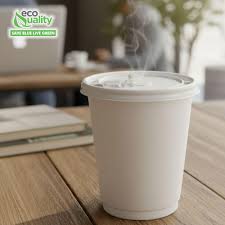 FLAT HOT CUP LID / WHITE (10/100/1,000)