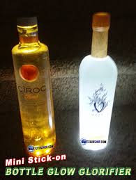 MINI LED BOTTLE GLOW & GLORIFIER PAD BPC YELLOW