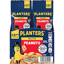 PLANTER'S SALTED PEANUTS, 1.75 OZ PACK, 18 PER CASE